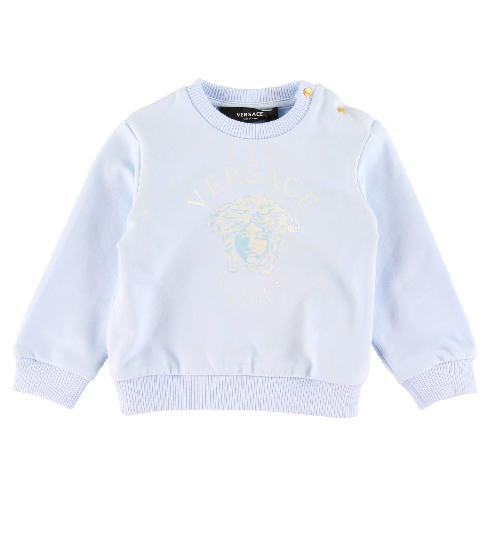Versace Sweatsæt - Lyseblå m. Logo