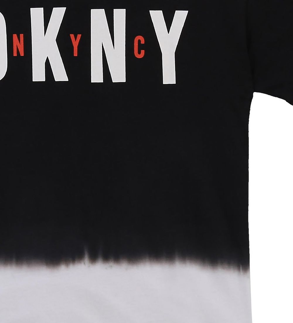 DKNY T-shirt - Sort/Hvid m. Print