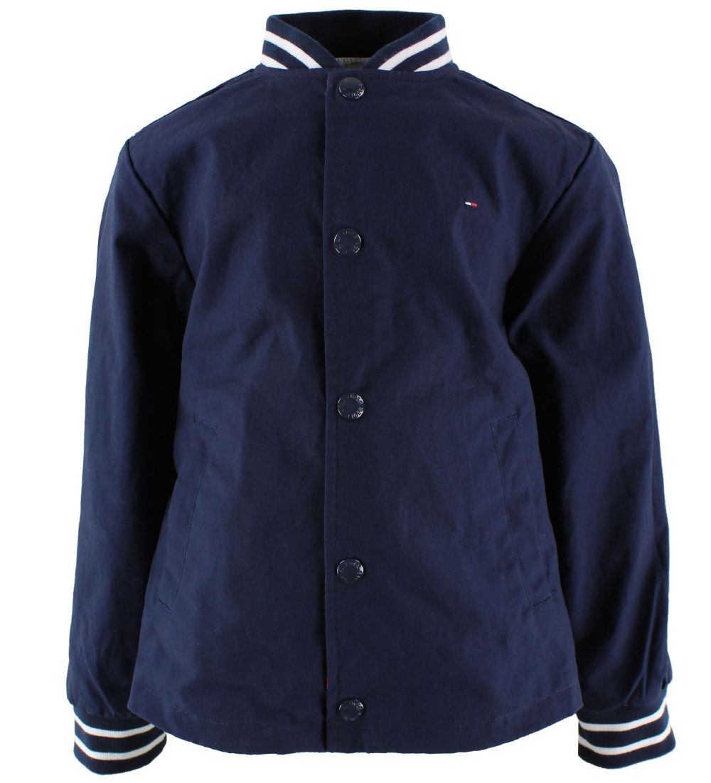 Tommy Hilfiger Jakke Vendbar NavyRødHvid m. Tommy Tommy Hilfiger Jakke Vendbar BlåNavy