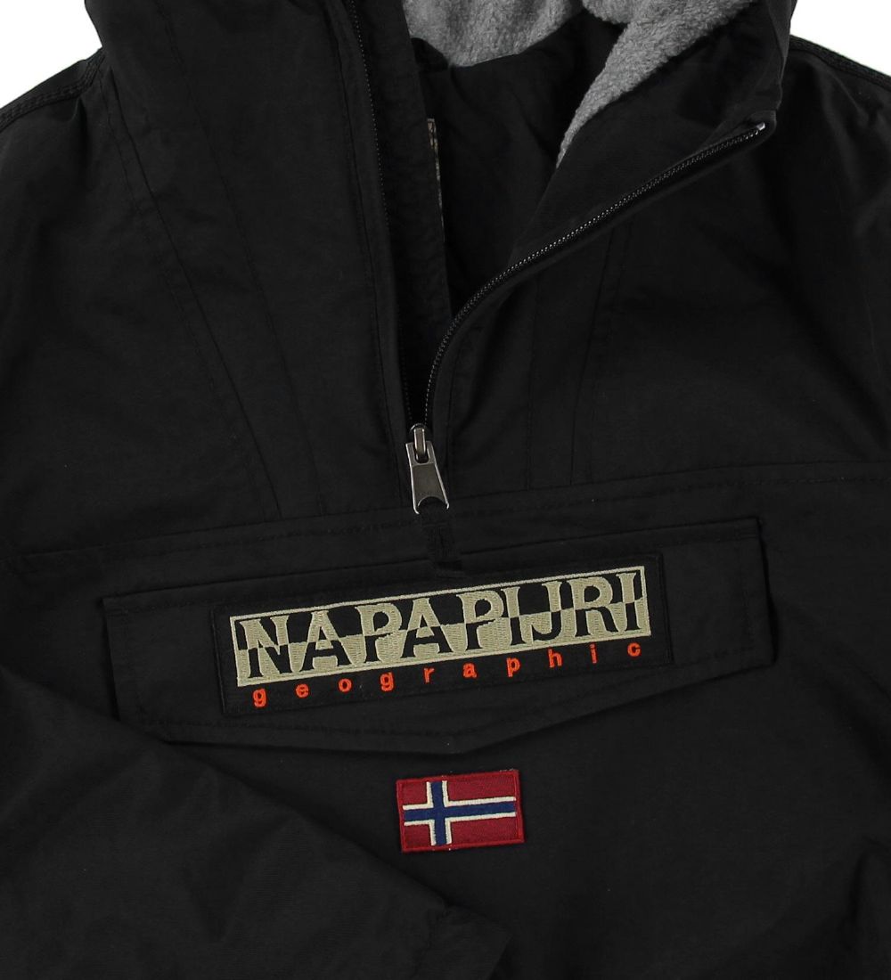 Napapijri Vinterjakke - Rainforest Anorak - Sort