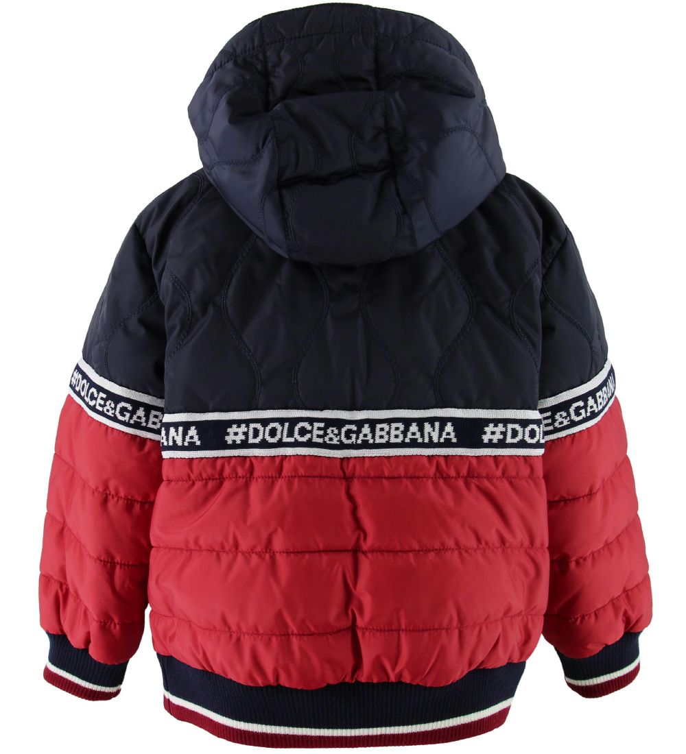Dolce & Gabbana Dunjakke - Navy/Rød