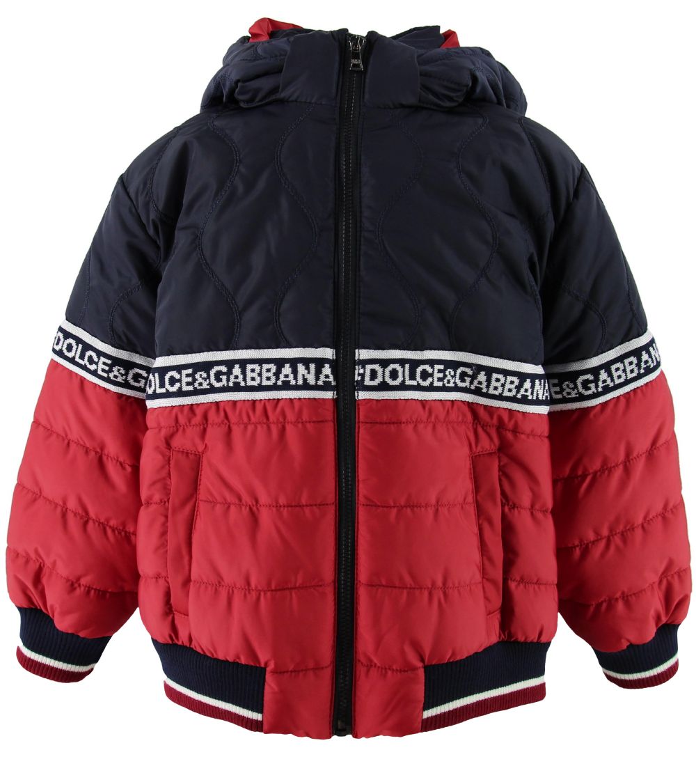 Dolce & Gabbana Dunjakke - Navy/Rød