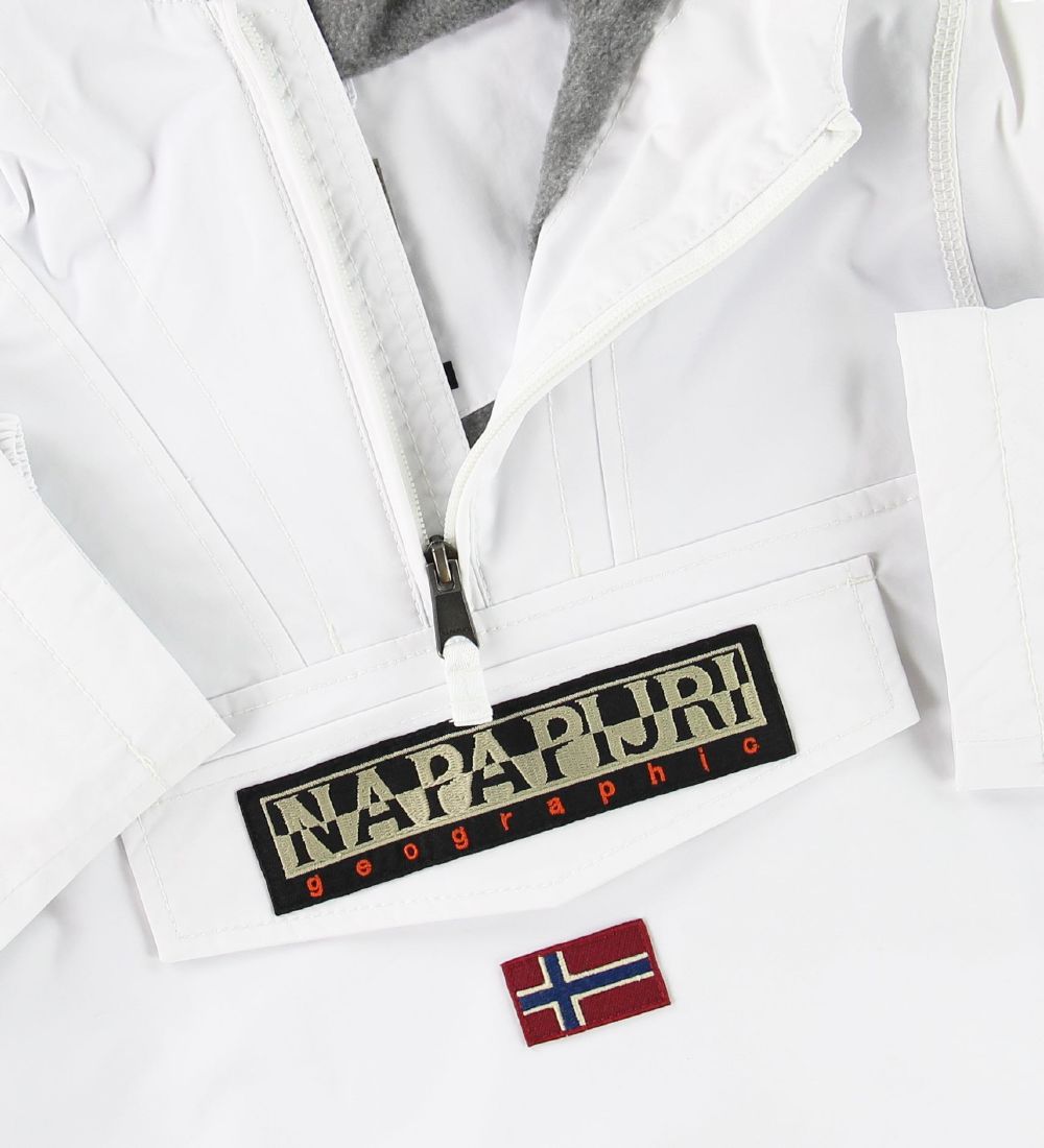 Napapijri Vinterjakke - Rainforest Anorak - Hvid