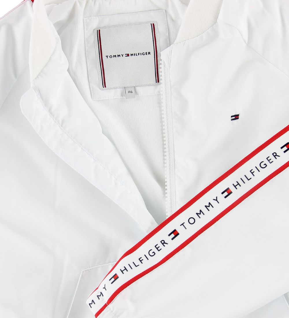 Tommy Hilfiger Sommerjakke - Hvid m. Stribe