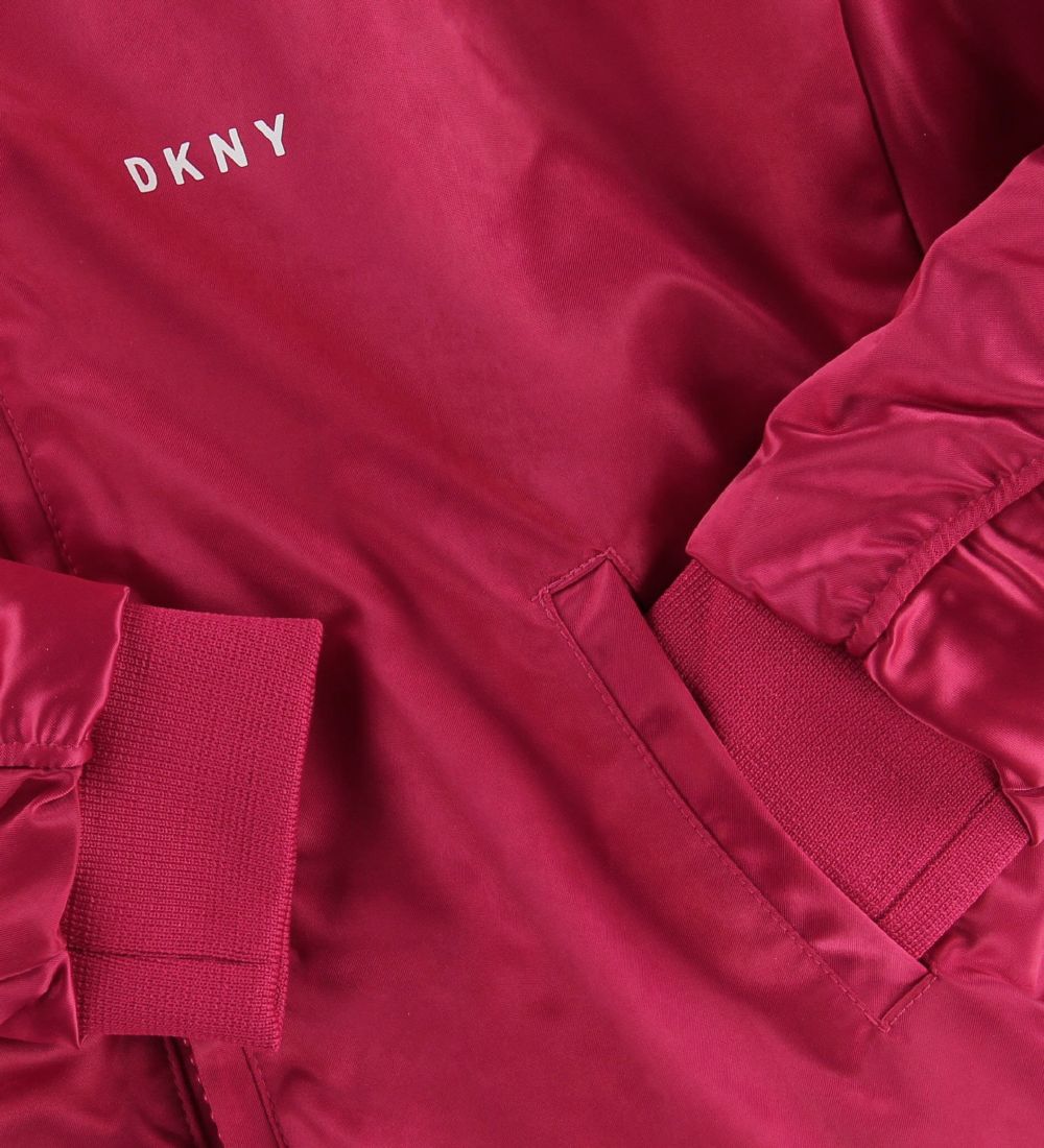 DKNY Jakke - Bomber - Mørk Pink