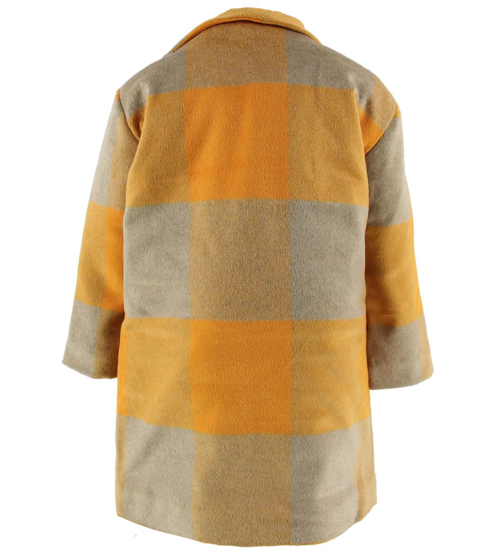 Soft Gallery Frakke - Uld/Polyester - Eveleen - Golden Check