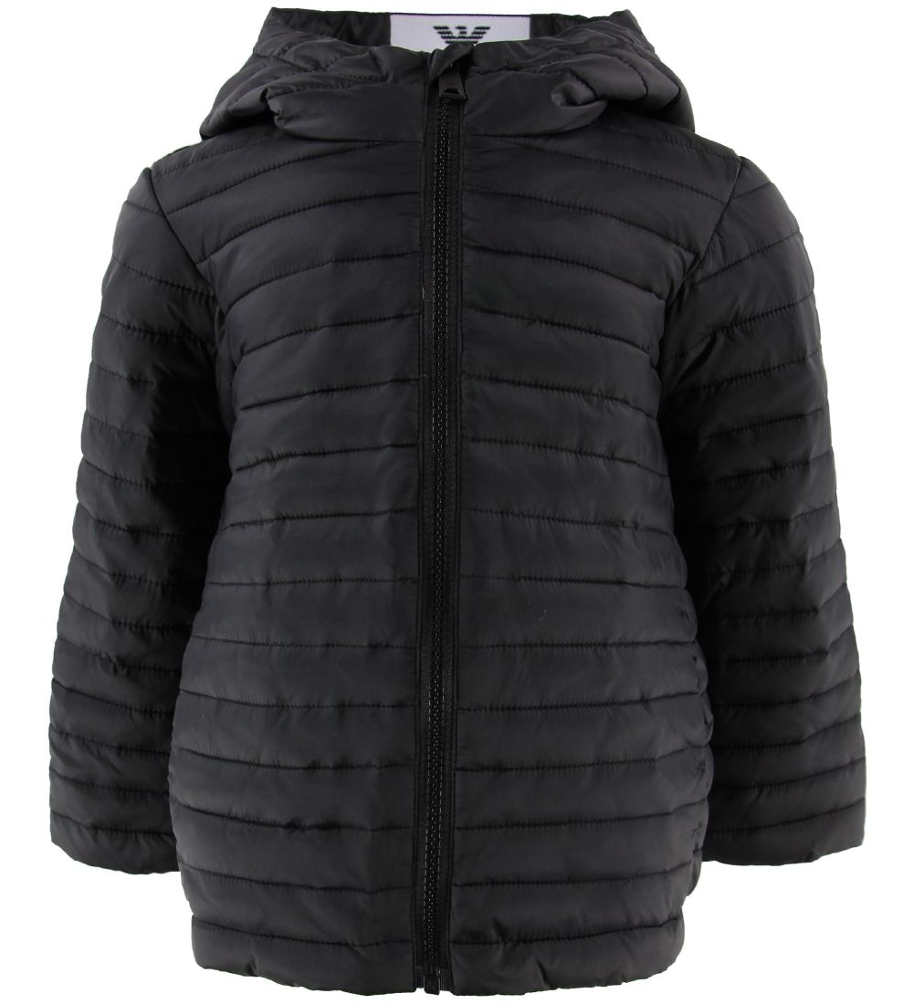 Emporio Armani Dynejakke - Sort