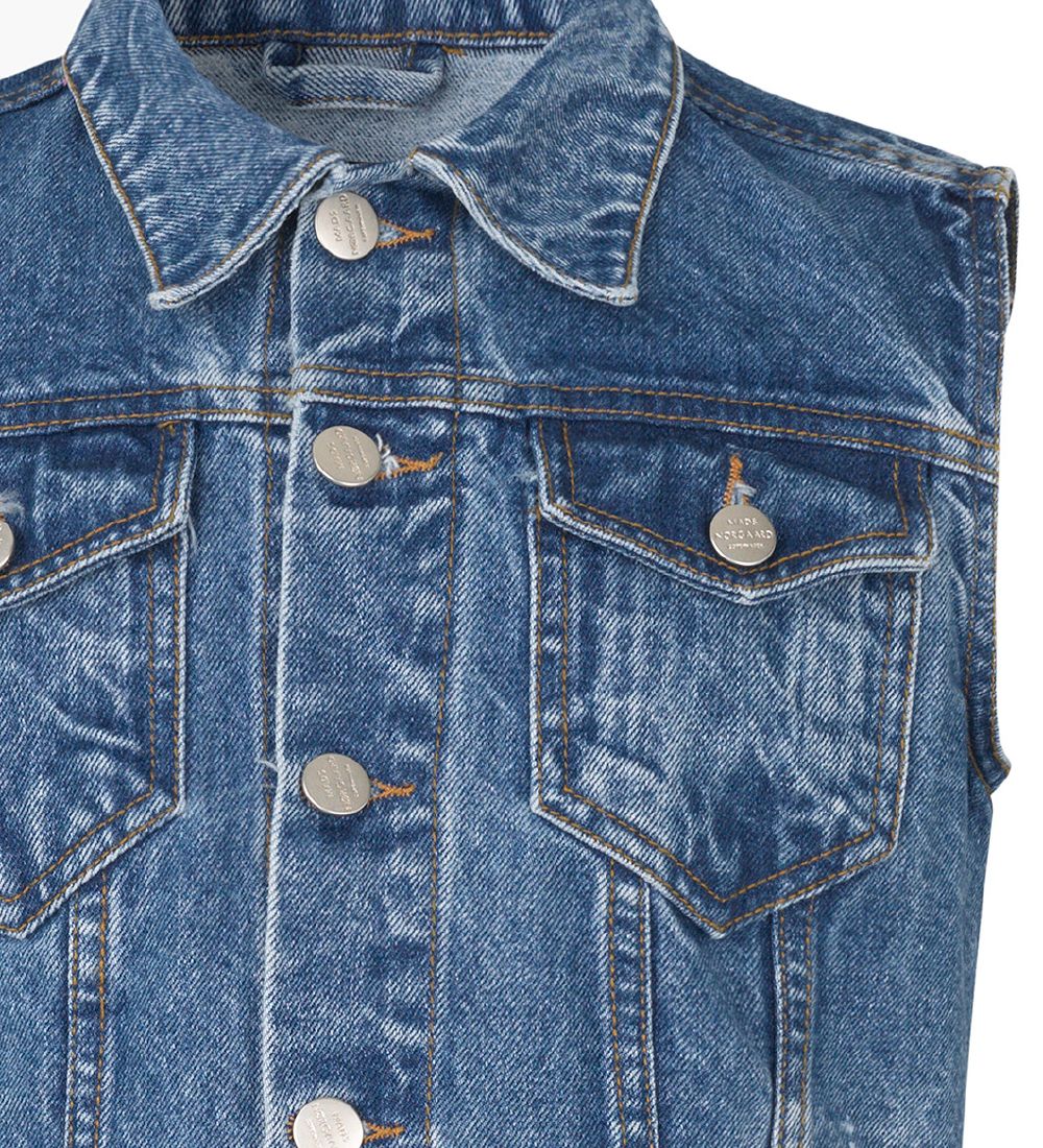 Mads Nørgaard Denimvest - Zigga - Stone Wash