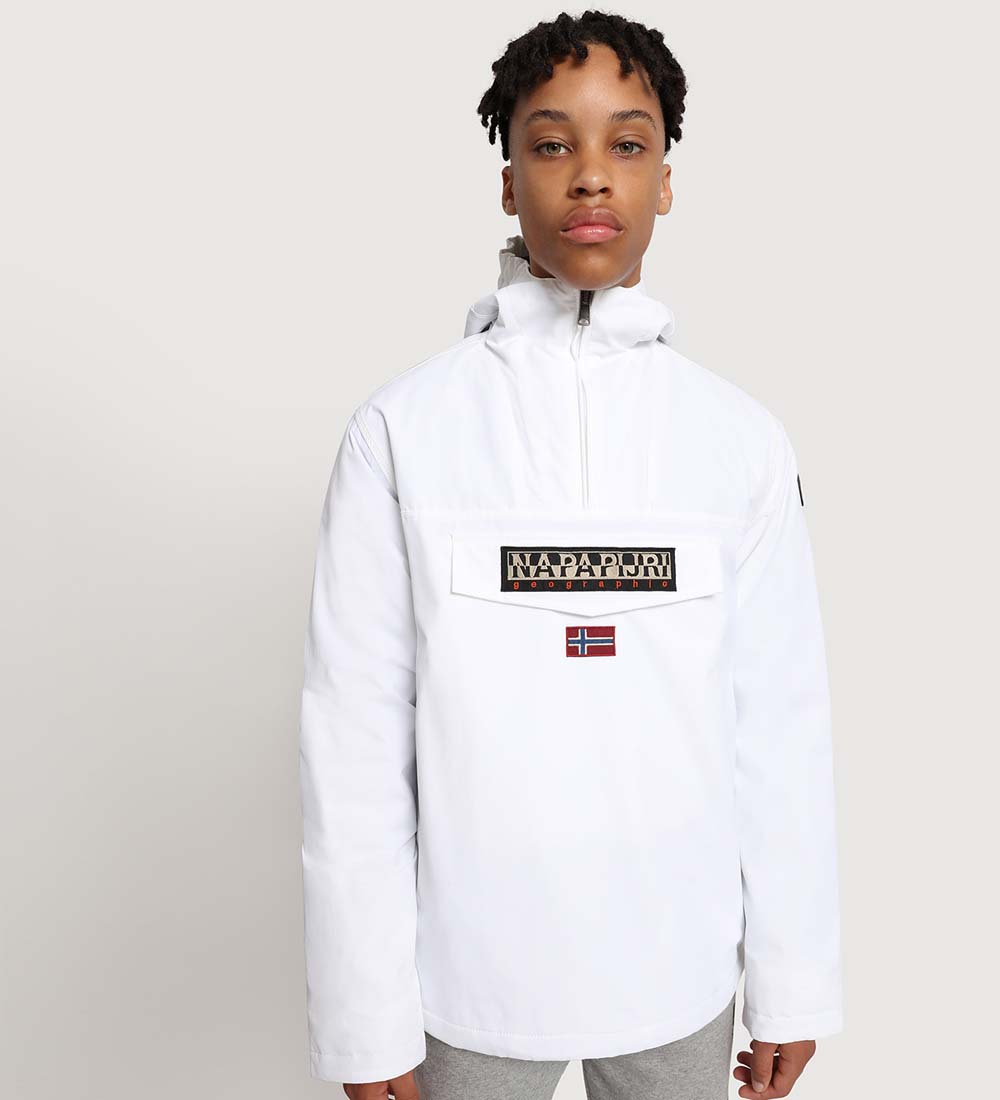 Napapijri Vinterjakke - Rainforest - Bright White