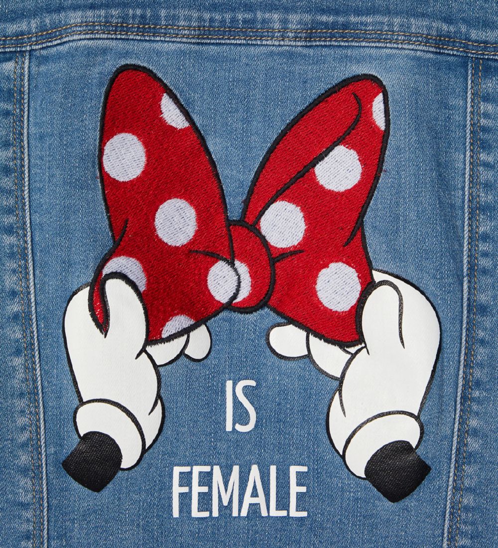 Name It x Disney Jakke - NkfMinnie - Medium Blue Denim