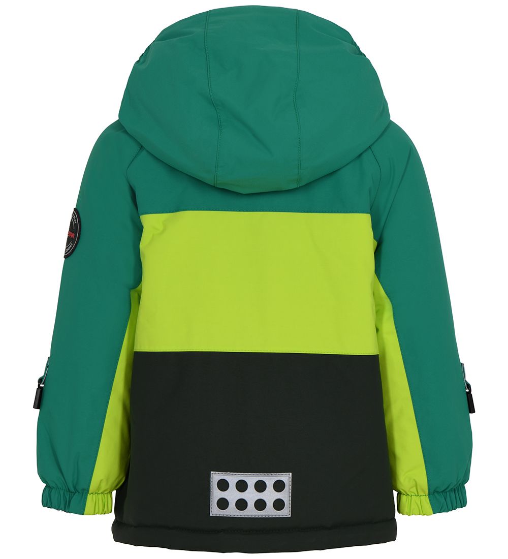 LEGO® Wear Vinterjakke - LWJulio - Grøn/Lime/Mørk Armygrøn