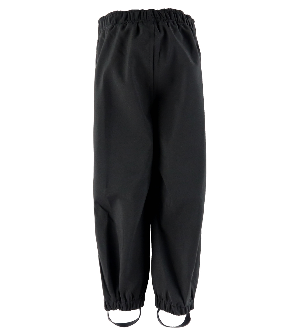 Hulabalu Softshellbukser m. Fleece - Spritz - Sort