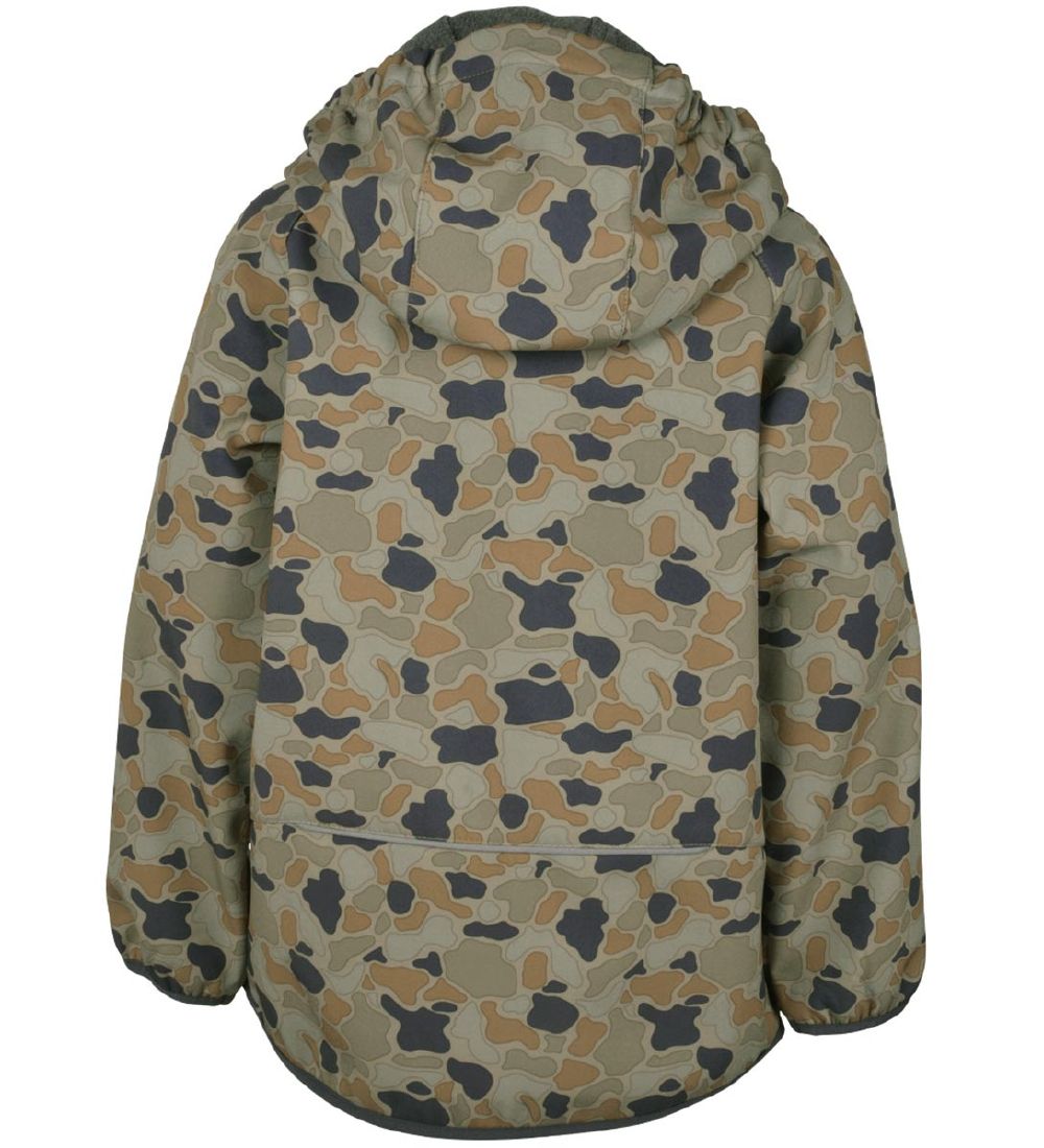 Mikk-Line Softshelljakke - Blue Nights/Covert Green