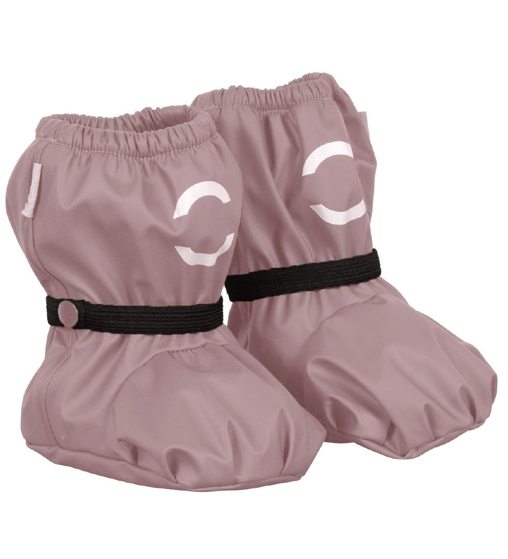 Mikk-Line Overtrækssko m. Fleece - PU - Adobe Rose