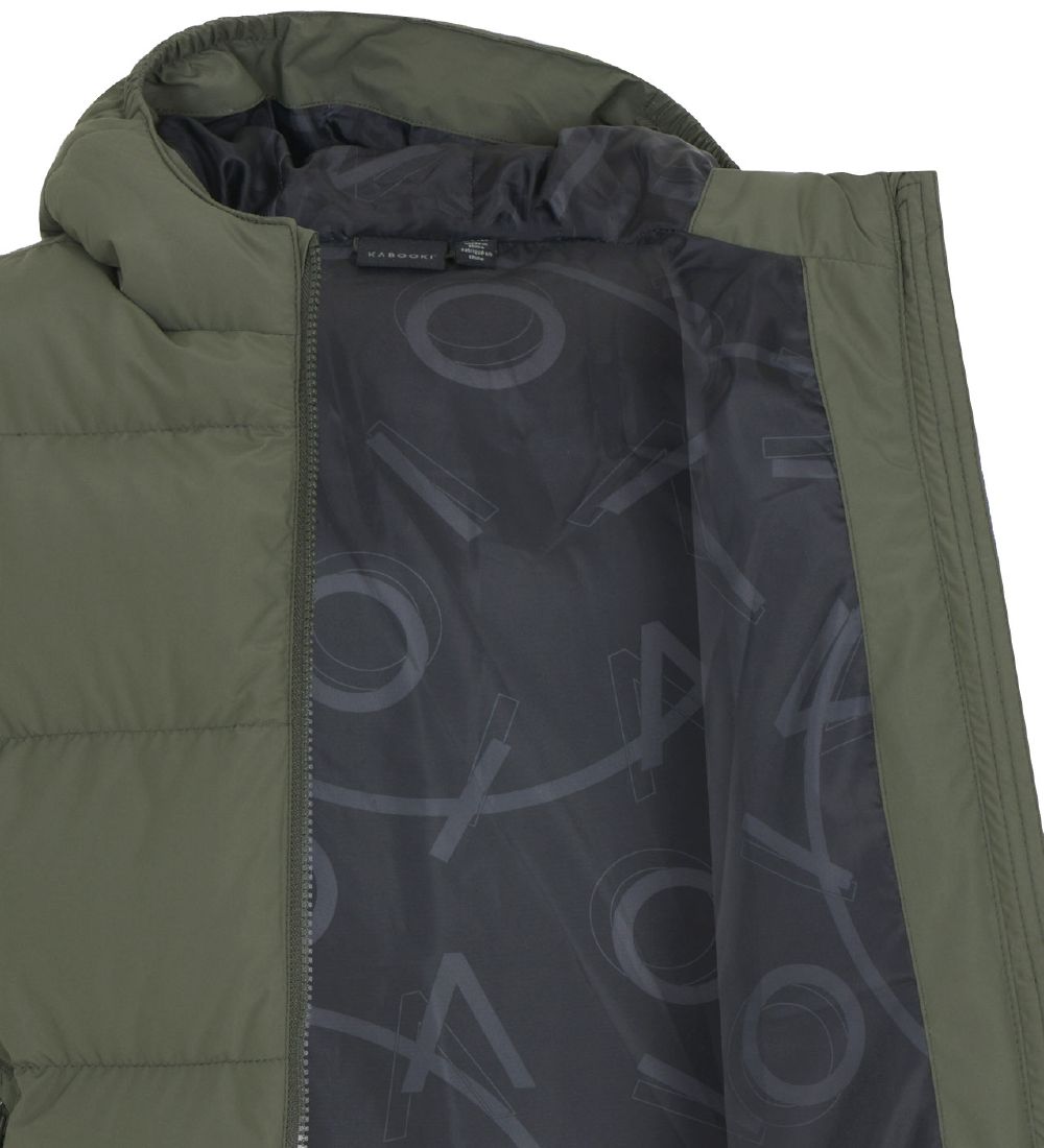 KABOOKI Dynejakke - KBJason 100 - Olive Green