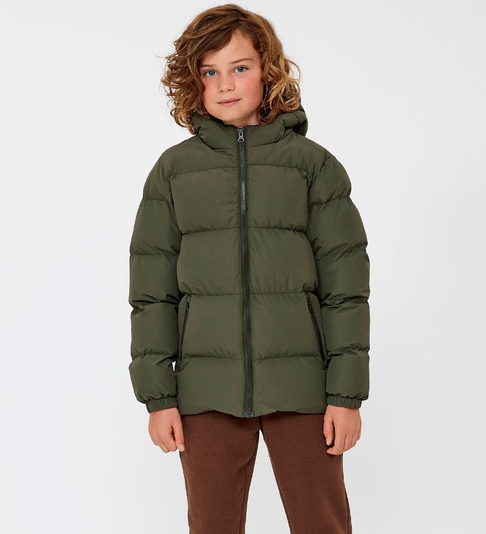 KABOOKI Dynejakke - KBJason 100 - Olive Green
