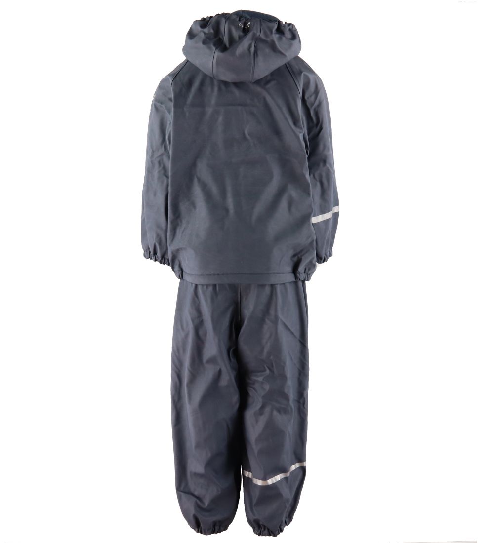 CeLaVi Regntøj m. Fleece - Recycle PU - Dark Navy
