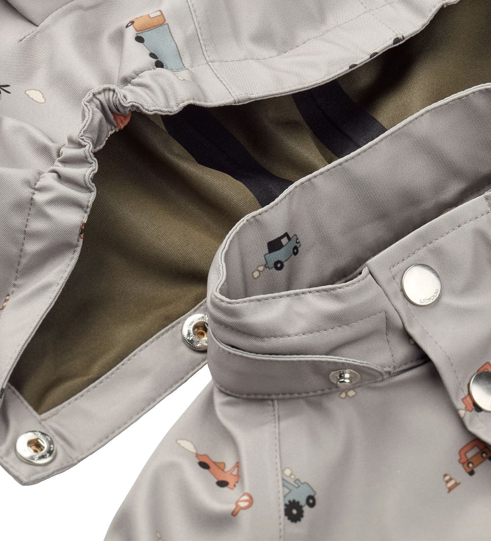 Liewood Softshell St m. Seler - Dakota - Vehicles/Dove Blue