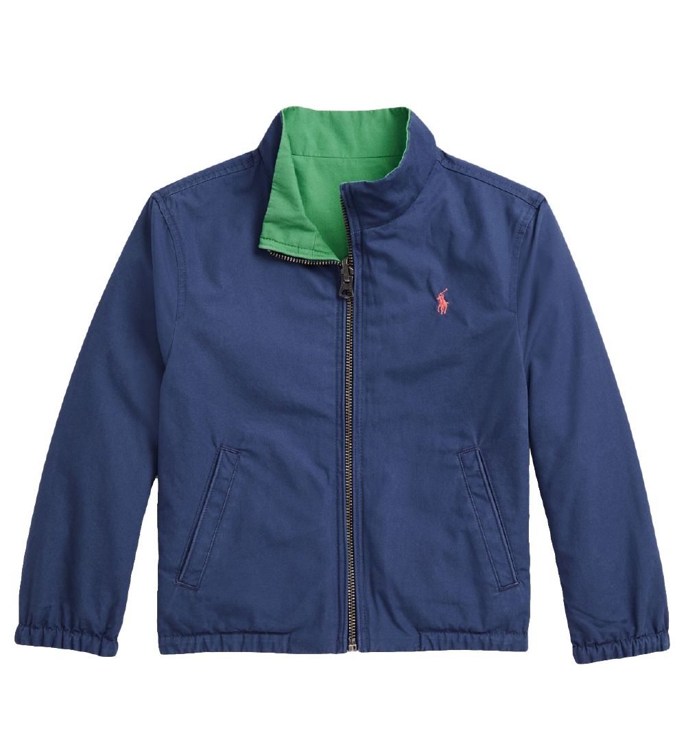 Polo Ralph Lauren Jakke - Vendbar - Classics - Grøn/Navy