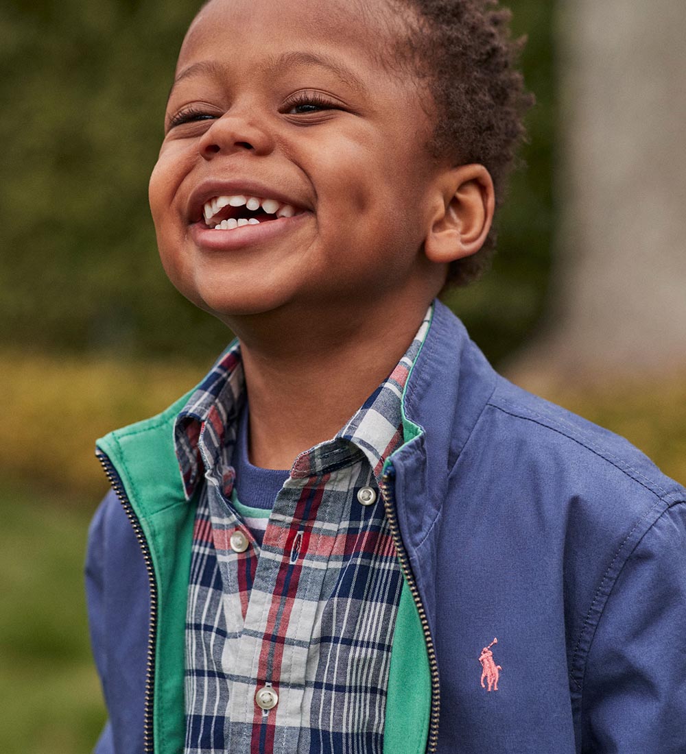 Polo Ralph Lauren Jakke - Vendbar - Classics - Grøn/Navy