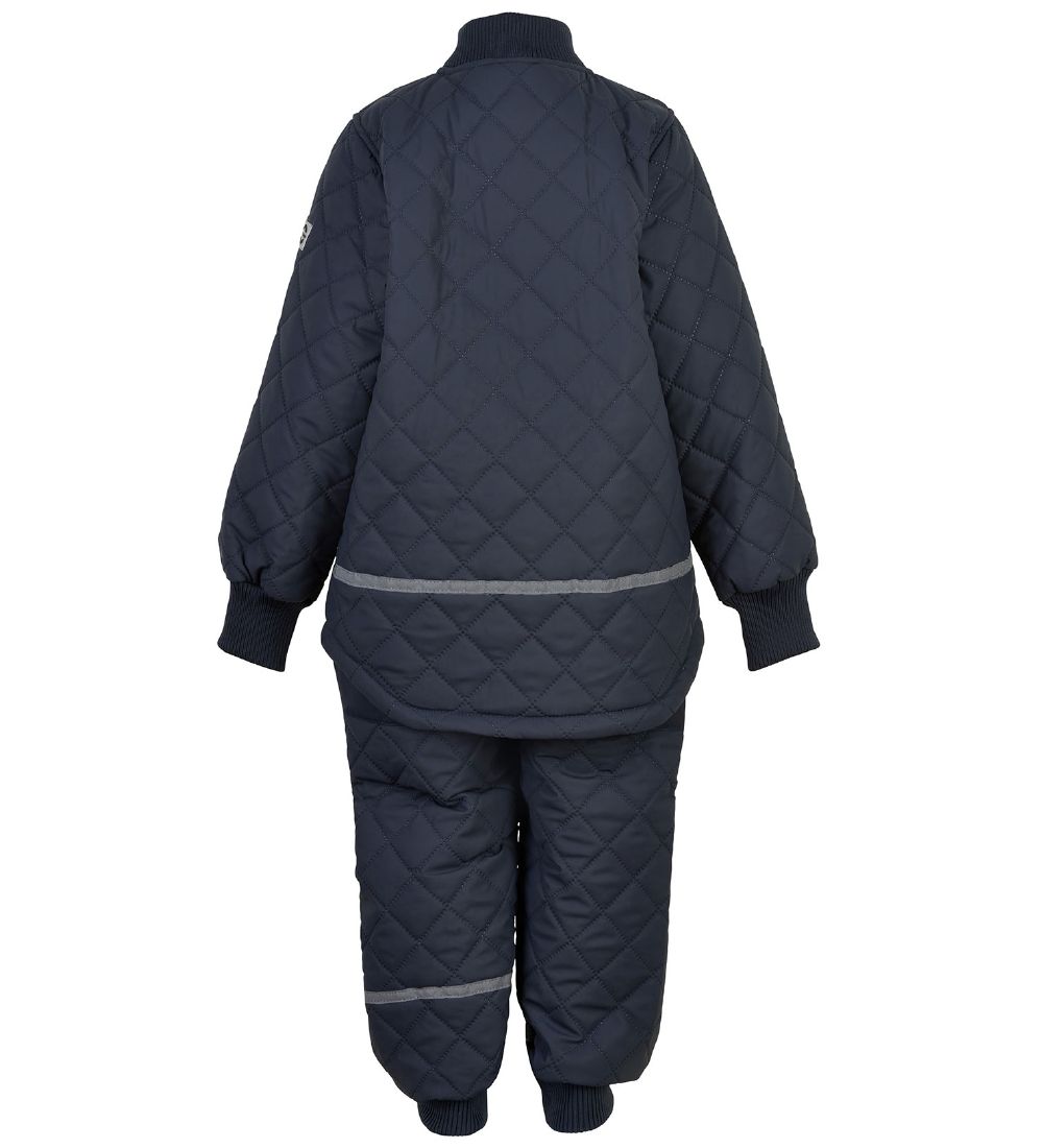 Mikk-Line Termotøj m. Fleece - Blue Nights