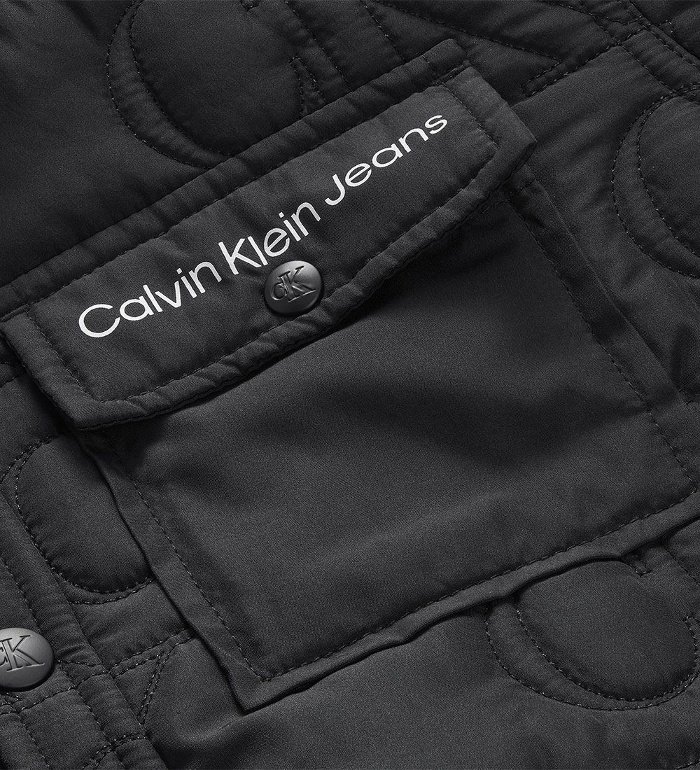 Calvin Klein Dynejakke - Quilted - Sort