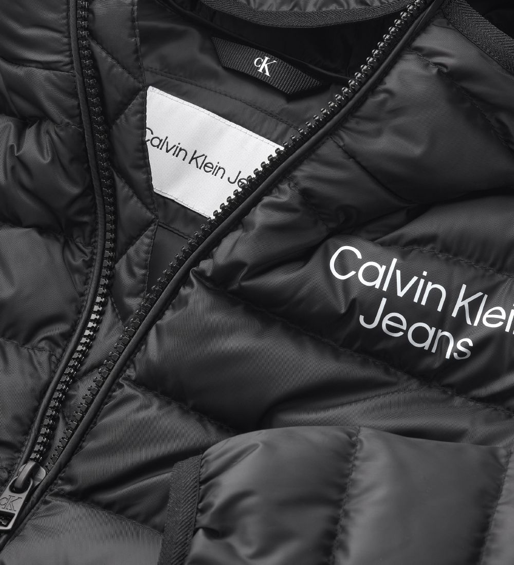 Calvin Klein Dunjakke - Sort