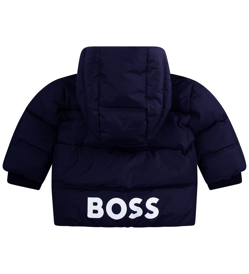 BOSS Jakke - Essentiel - Navy m. Print