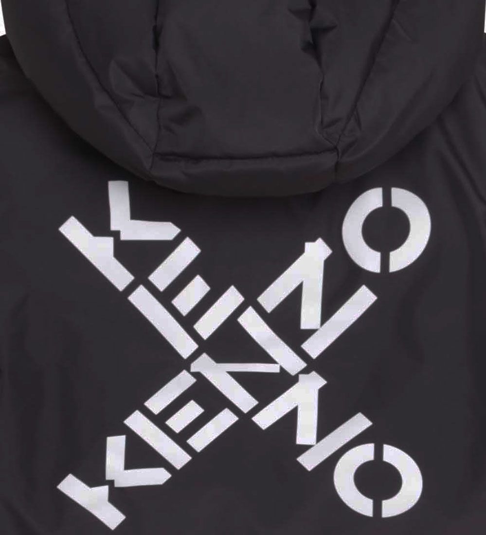 Kenzo Dunjakke - Sport - Koksgrå m. Hvid