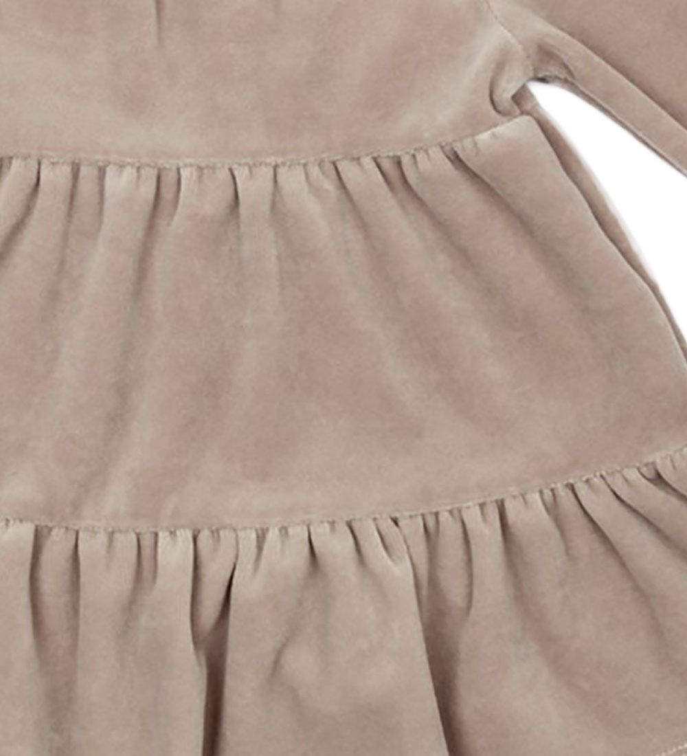 Smallstuff Kjole - Velour - Nature