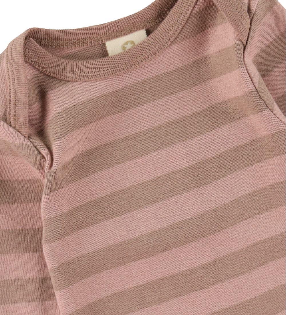 Smallstuff Body l/æ - Stribet - Powder/Rose Brown