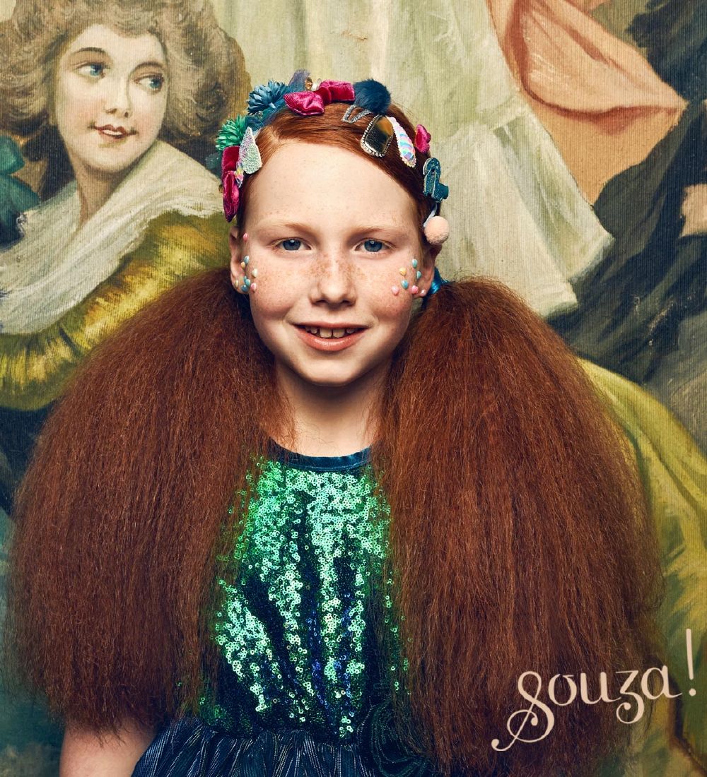 Souza Udklædning - Kjole - Marie-Ella - Blå/Grøn