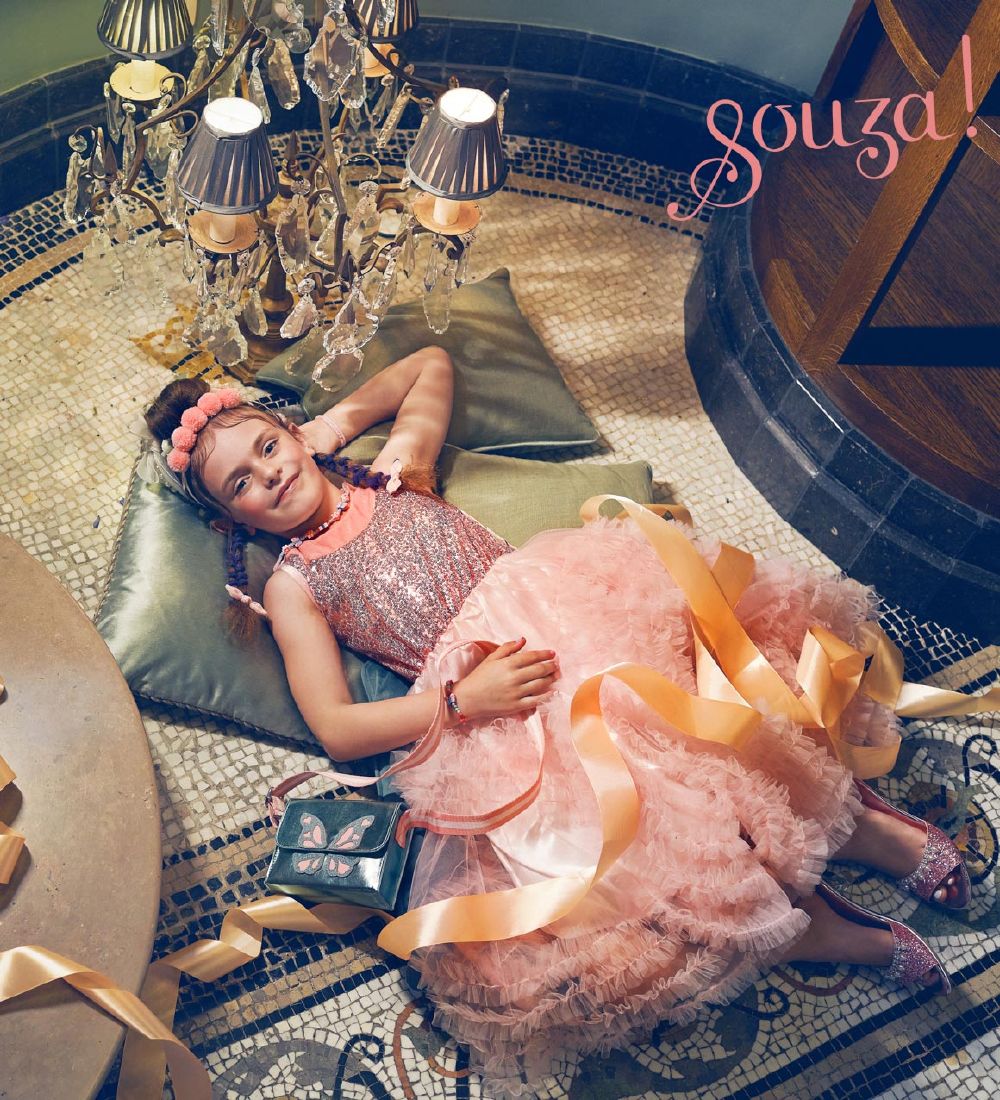 Souza Udklædning - Prinsesse - Anne-Claire - Lyserød