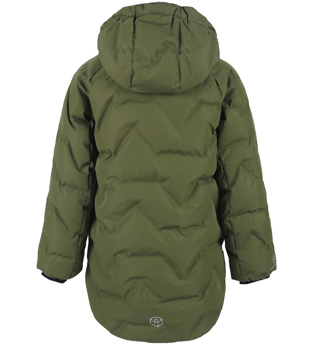 Color Kids Dynejakke - Dark Olive