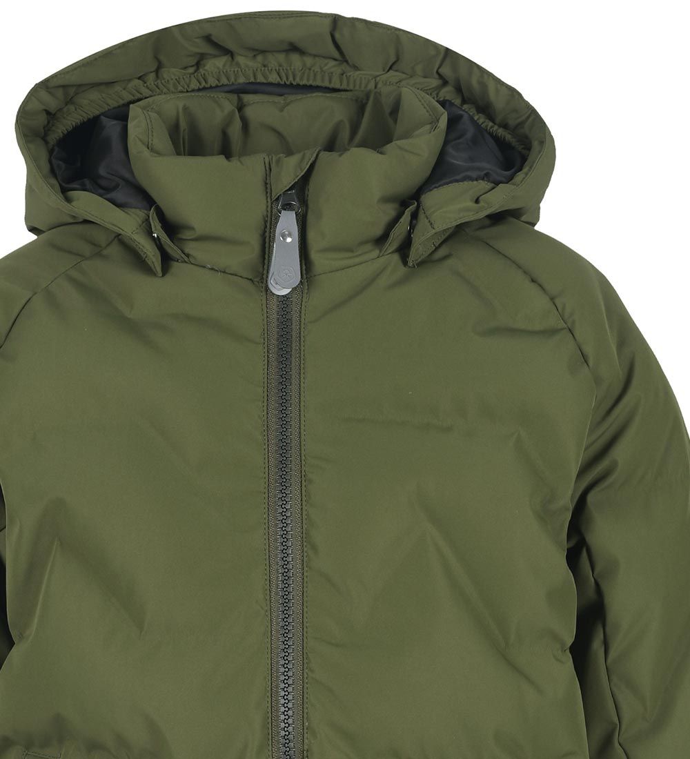 Color Kids Dynejakke - Dark Olive
