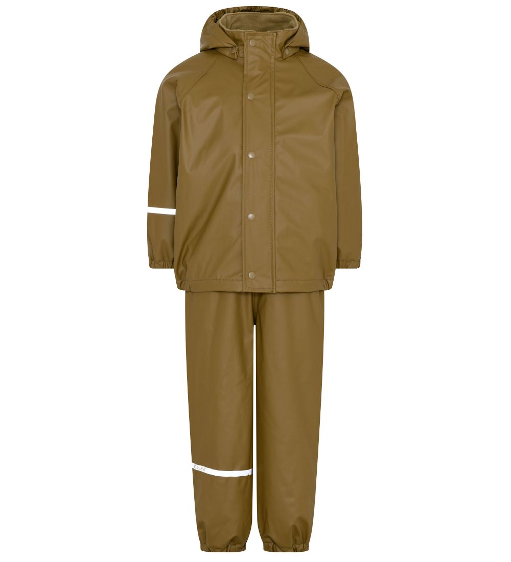 CeLaVi Regntøj m. Seler/Fleece - PU - Nutria