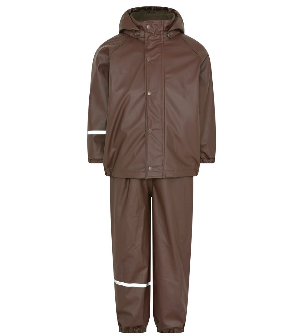 CeLaVi Regntøj m. Seler/Fleece - PU - Java