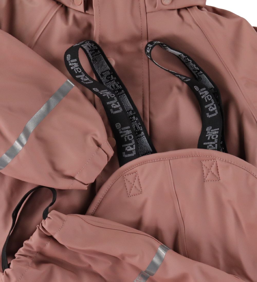 CeLaVi Regntøj m. Seler/Fleece - PU - Burlwood