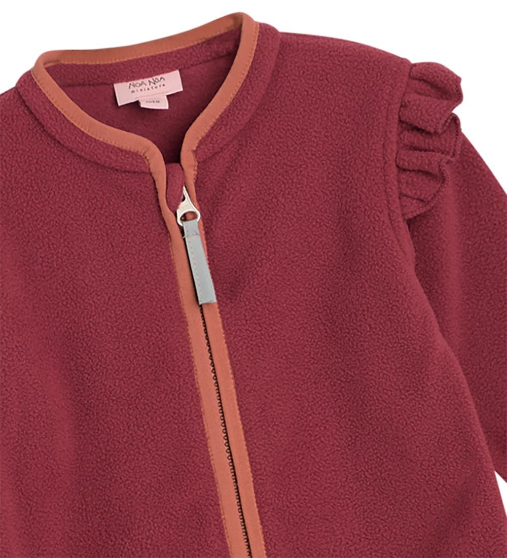 Noa Noa miniature Fleecedragt - Baby Aria - Ruby Wine