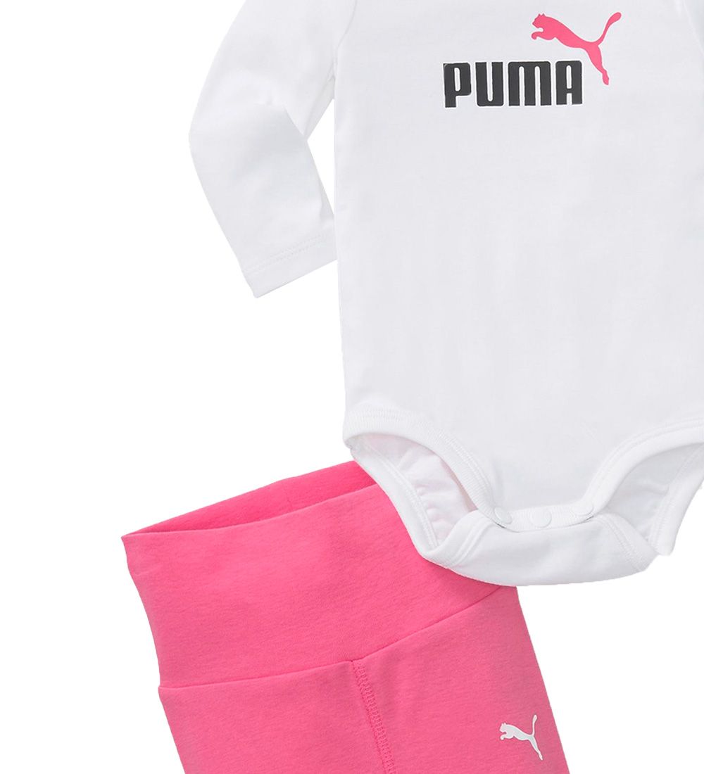 Puma Body m. Bukser - St - Minicats Newborn - Sunset Pink