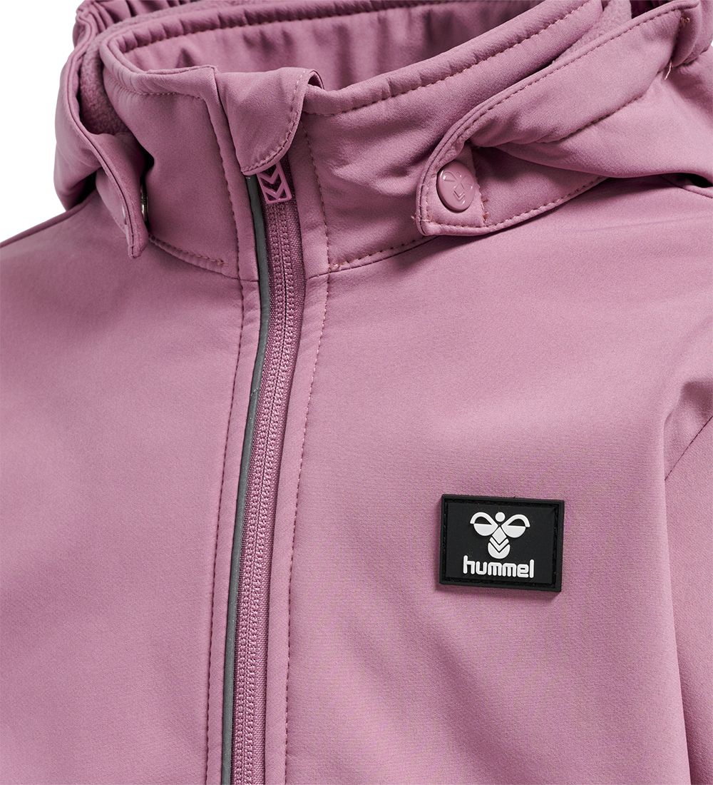 Hummel Softshelljakke m. Fleece - hmlMars - Lilla