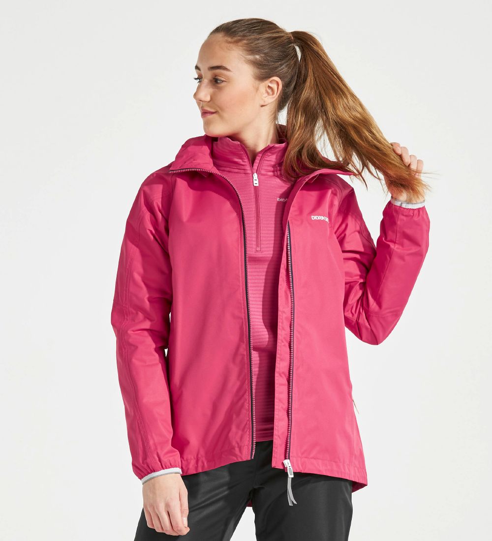 Didriksons Regnjakke - Vivid - Warm Ceris