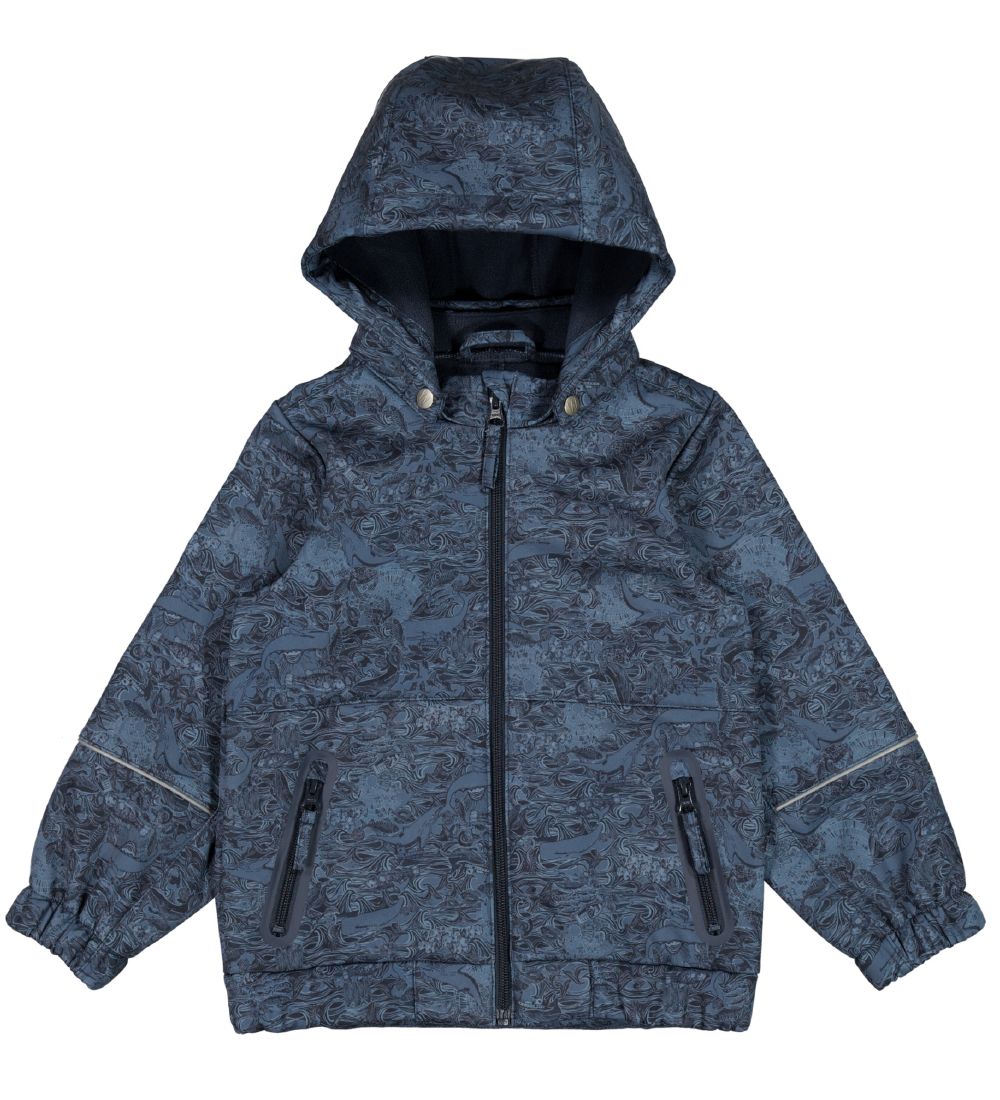Wheat Softshelljakke m. Fleece - Henning - Navy Linoleum