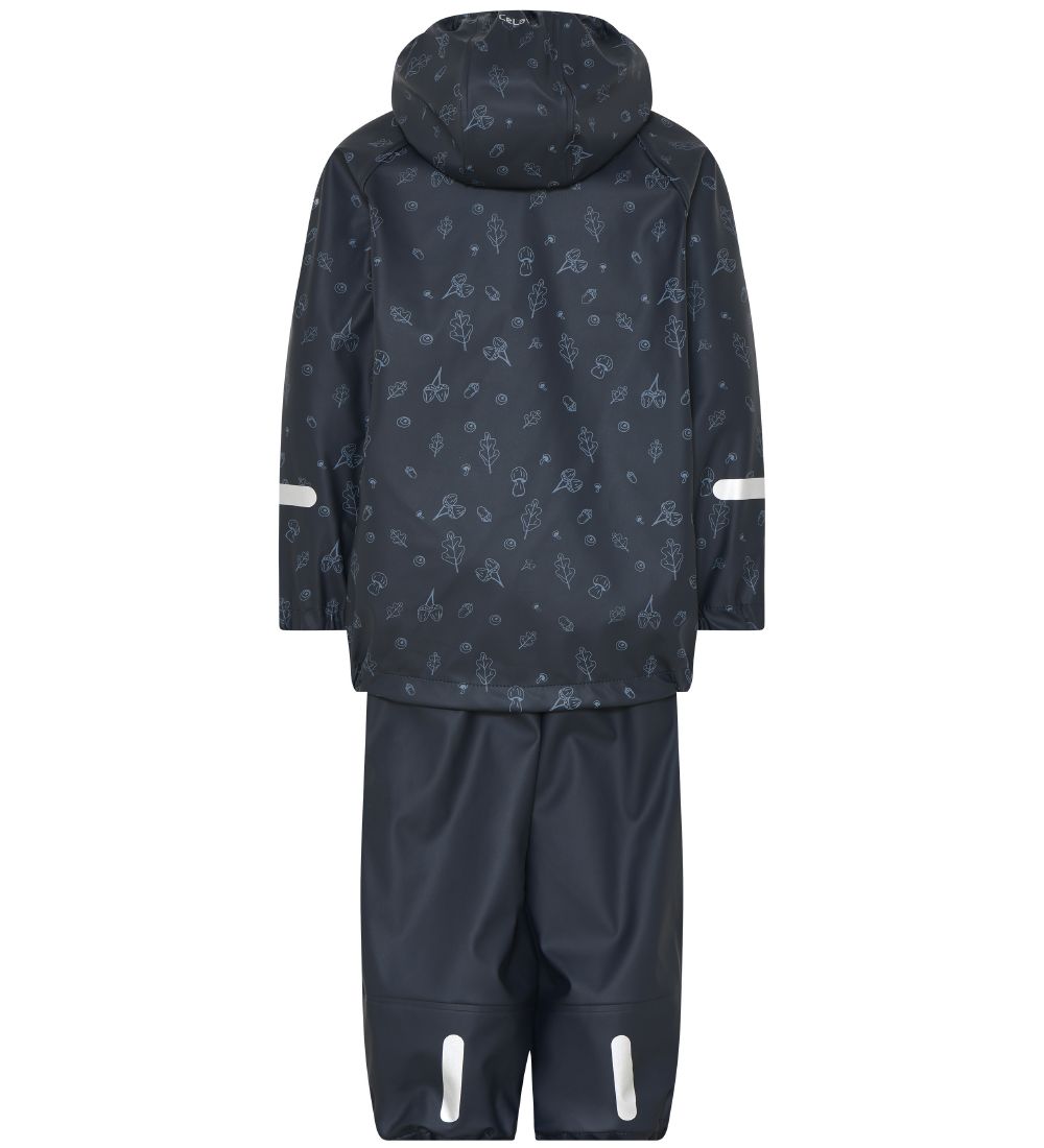 CeLaVi Regntøj m. Seler - PU - Dark Navy