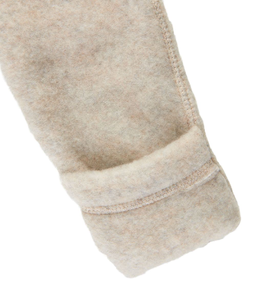 Mikk-Line Køredragt - Uld - Melange Offwhite