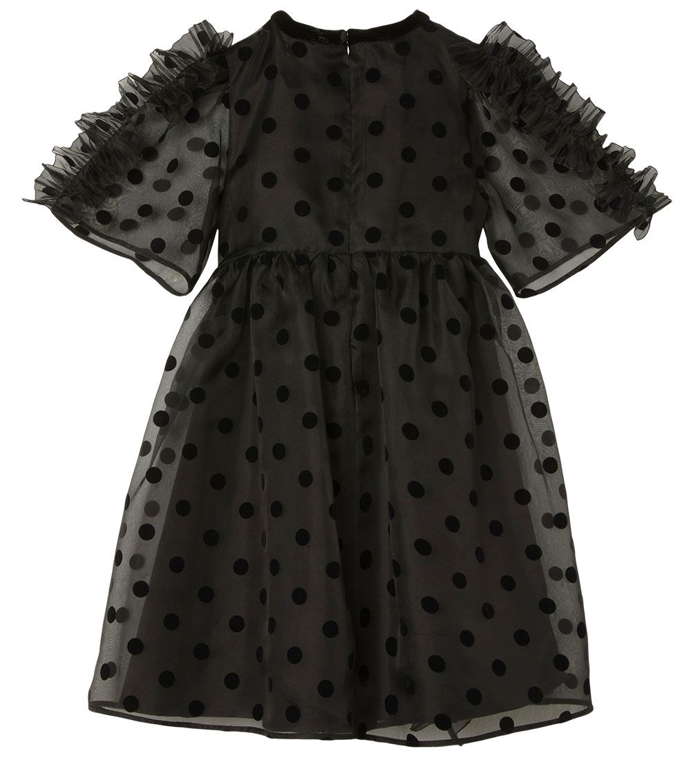 Stella McCartney Kids Kjole - Sort m. Prikker