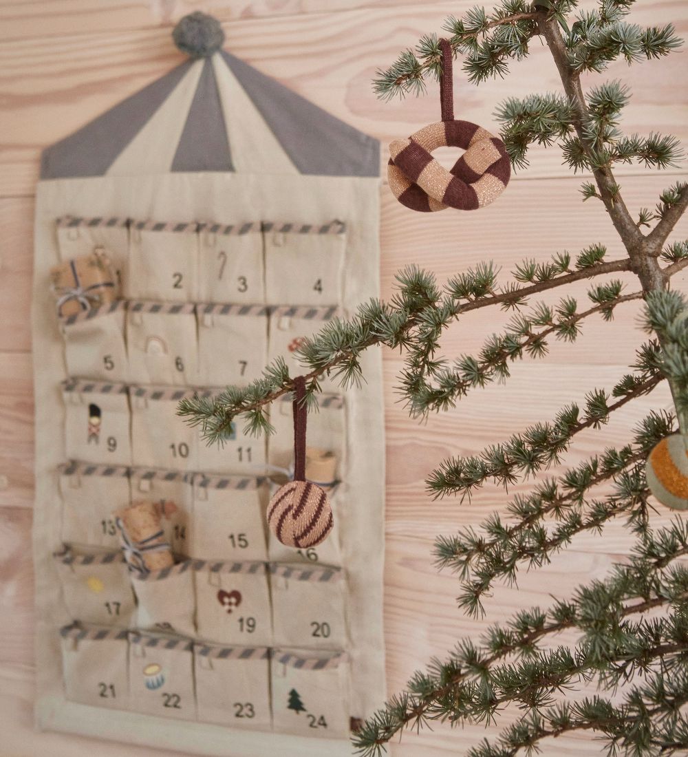 OYOY Julekalender - Cirkus - Beige/Blue