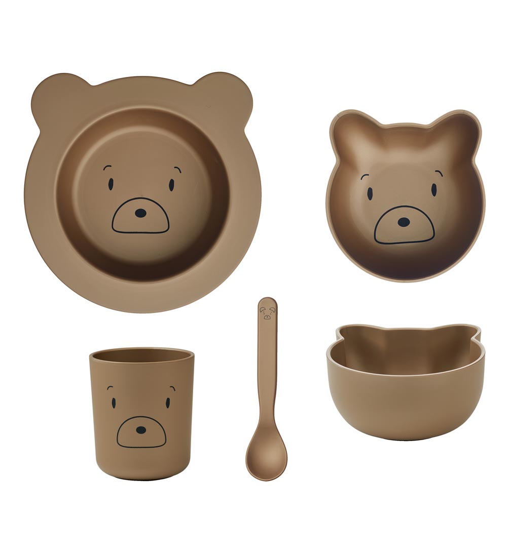 Liewood Spisesæt - Joana - Mr Bear Oat