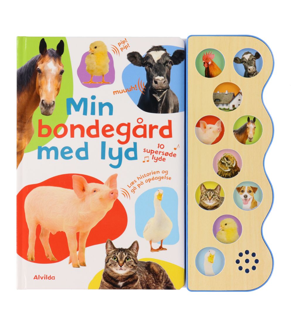 Alvilda Bog m. Lyd - Min Bondegård Med Lyd - Dansk