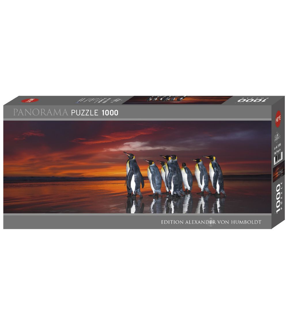 Heye Puzzle Puslespil - 1000 Brikker - King Penguins